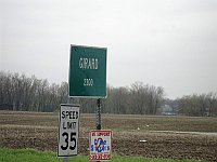 USA - Girard IL - Town Sign (10 Apr 2009)